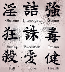 Kanji symbols