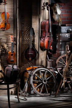 Still Life With Musical Instruments