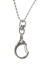 Small carabiner on chain