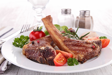 grilled lamb chop