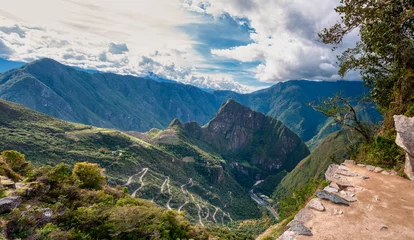 Fototapete Rund Machu Picchu © 3532studio