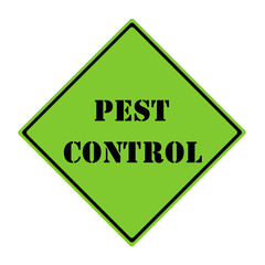 Pest Control Sign