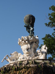 Fototapeta na wymiar Fontaine du Titan - Béziers