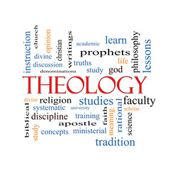 Theology Word Cloud Concept