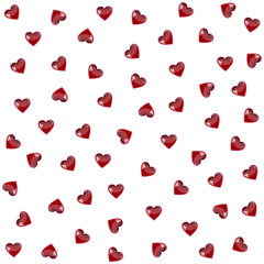 The seamless pattern with heart. Vector