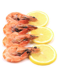 shrimp with lemon