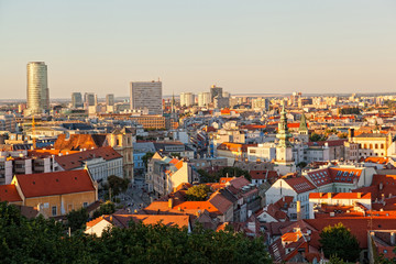 Obraz premium View of the historical center of Bratislava 
