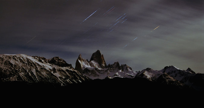Mount Fitz Roy, Cerro Chalten, Cerro Fitz Roy, is a mountain near El Chaltoen village, in the Southern Patagonian Ice Field in Patagonia.