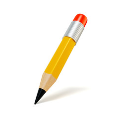 Pencil isolated on white background