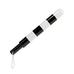 Traffic rod isolated on white background