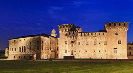 Fototapeta premium Mantua Castle Facade Set