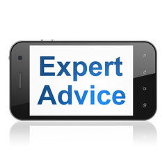 Law concept: Expert Advice on smartphone