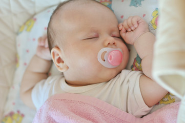 sleeping newborn