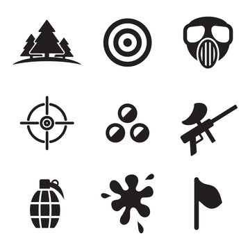 Paintball Icons