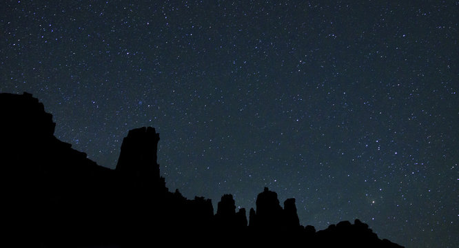 Night sky, Moab, Utah, USA