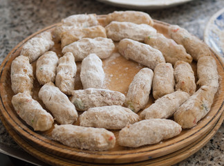 Homemade croquettes