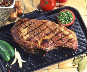 côe de boeuf sur grill