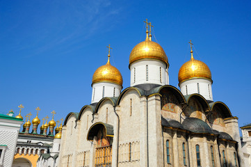 Fototapeta na wymiar Cathédrale de la Dormition au Kremlin