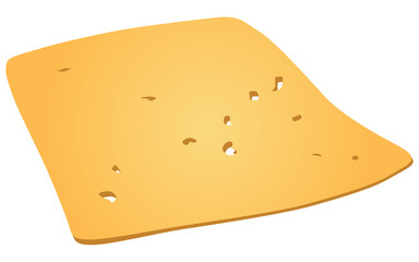 Sliced ​​cheese