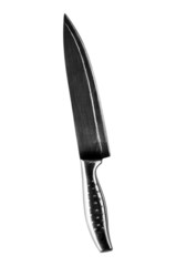 Kitchen knife isolated on white background.