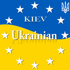 Ukrainian flag.