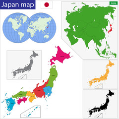 Japan map