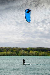 kite on the lake