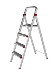 Metal stepladder