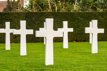 Flanders field American cemetery in Waregem Belgium