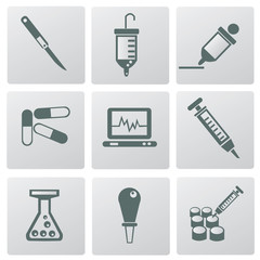 Medical icons,vector