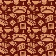 confectionery seamless pattern