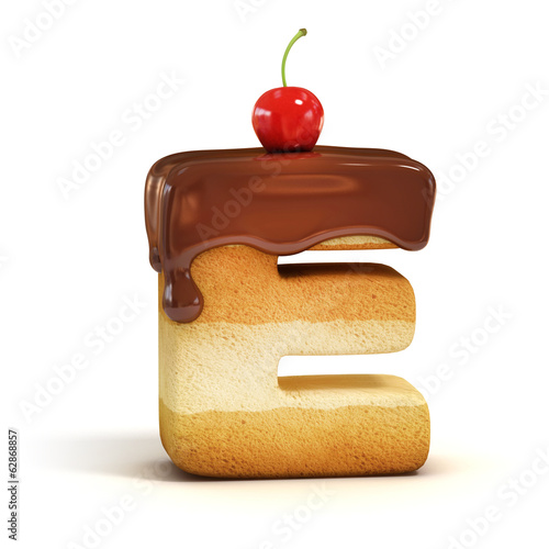 "cake 3d font letter E" Stock photo and royaltyfree images on Fotolia