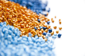 plastic polymer granules