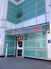 Entrance of the accident and emergency department of an hospital - 62869264