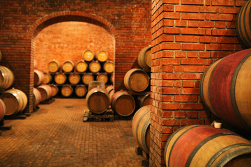 Wine barrels
