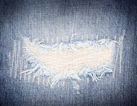 blue jeans fabric texture