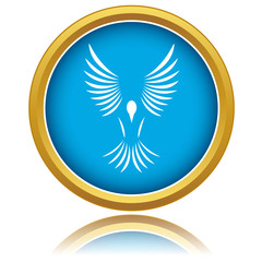 Blue bird icon