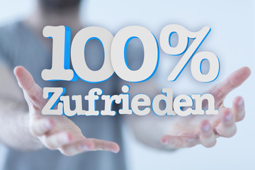 zufrieden