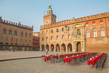 Bologna - Palazzo Comunale and Piazza Maggiore © Renáta Sedmáková