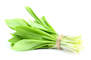 Bunch of wild garlic.