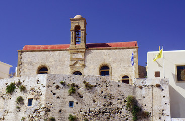 Fototapeta na wymiar Orthodox monastery on the island of Crete.