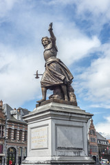 Fototapeta na wymiar Marie-Christine de Lalaing in Tournai, Belgium.