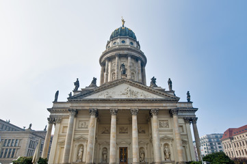 Fototapeta na wymiar The Franzosischer Dom at Berlin, Germany