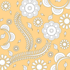 Fototapeta premium Flower pattern design
