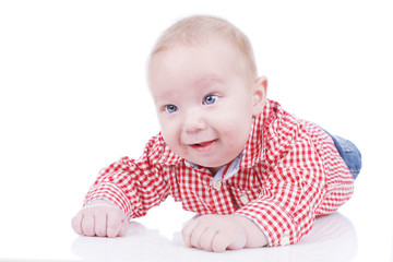 Cute toddler isolated