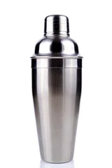 Fototapeten Cocktail-Shaker. Isoliert auf weißem Hintergrund © oksanka