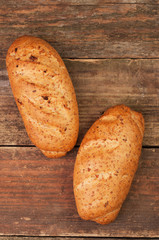 Two pretty little loaves of of bread