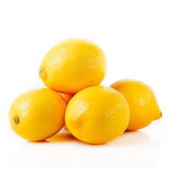 lemons isolated on white