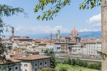 Florence's as seen from Piazzale Michelangelo, Italy