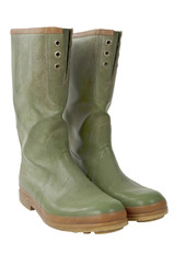 Galoshes slant with clipping path